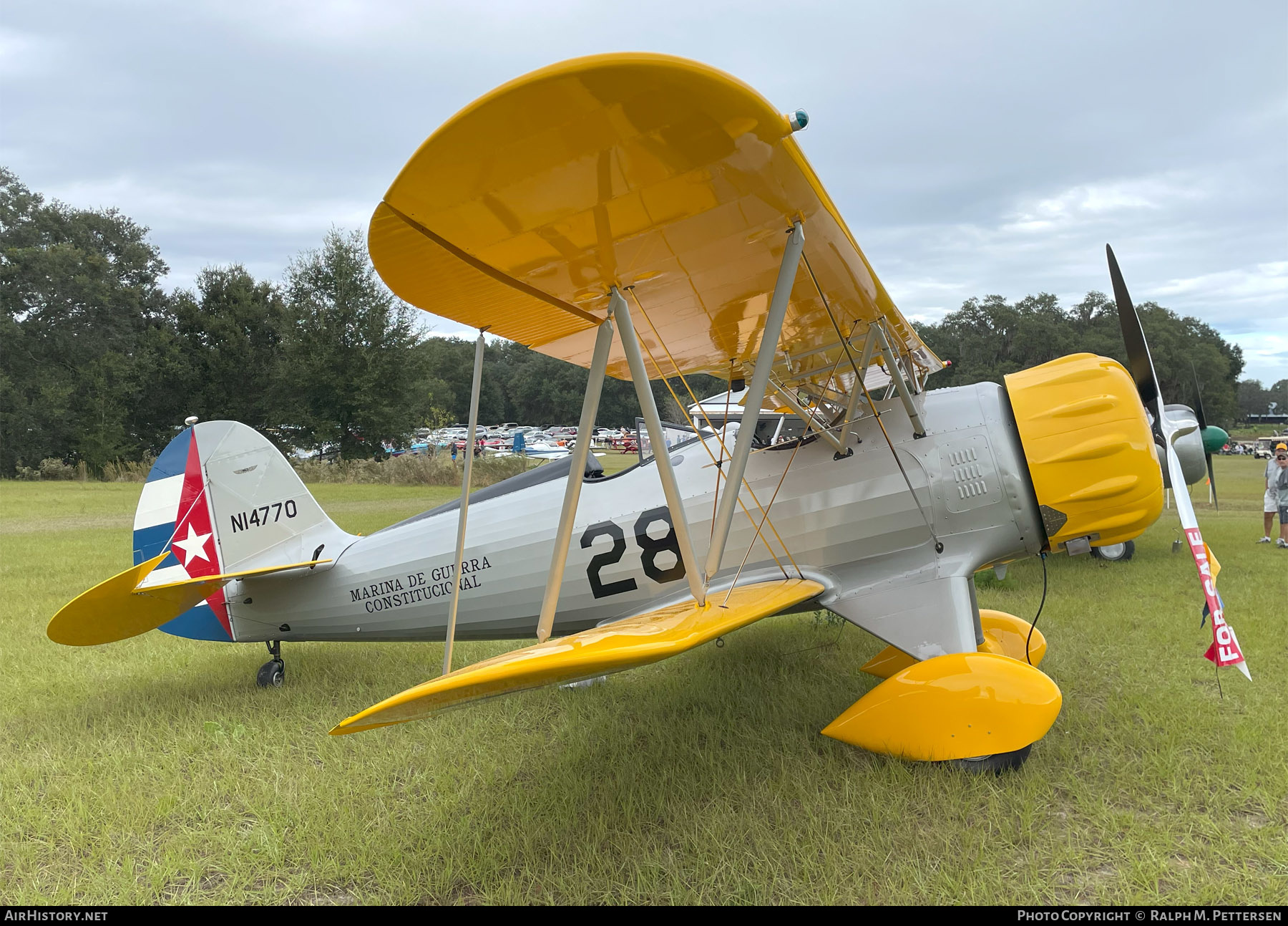 Aircraft Photo of N14770 / 28 | Waco YMF | Cuba - Navy | AirHistory.net #624726