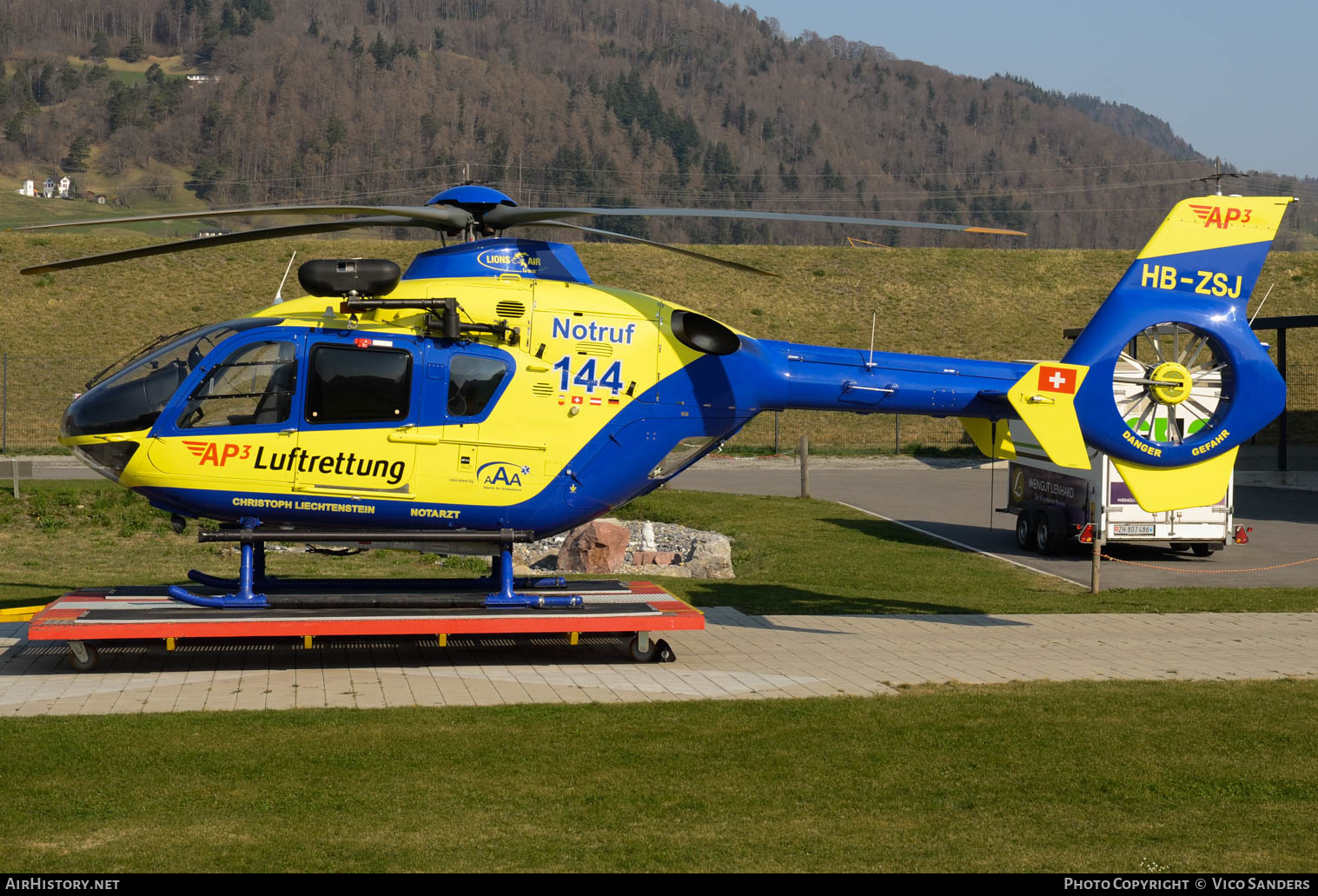 Aircraft Photo of HB-ZSJ | Eurocopter EC-135P-1 | Lions Air | AirHistory.net #624753