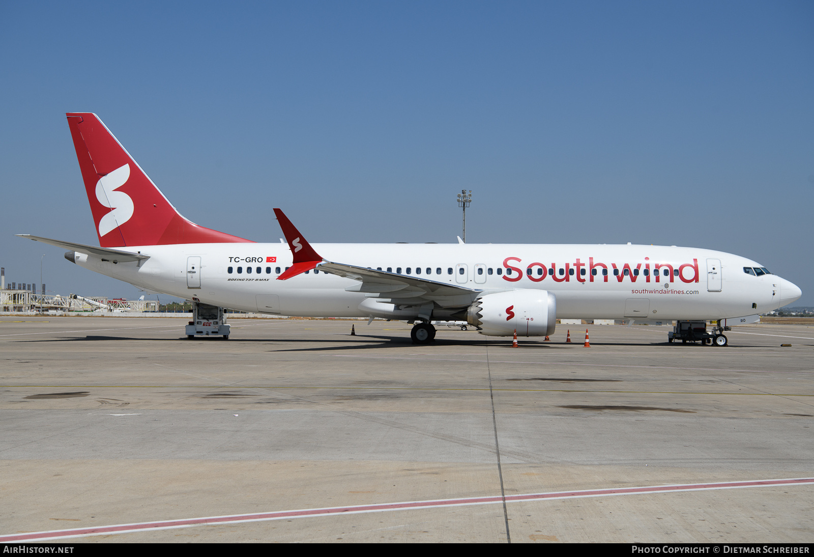 Aircraft Photo of TC-GRO | Boeing 737-8 Max 8 | Southwind Airlines | AirHistory.net #624781