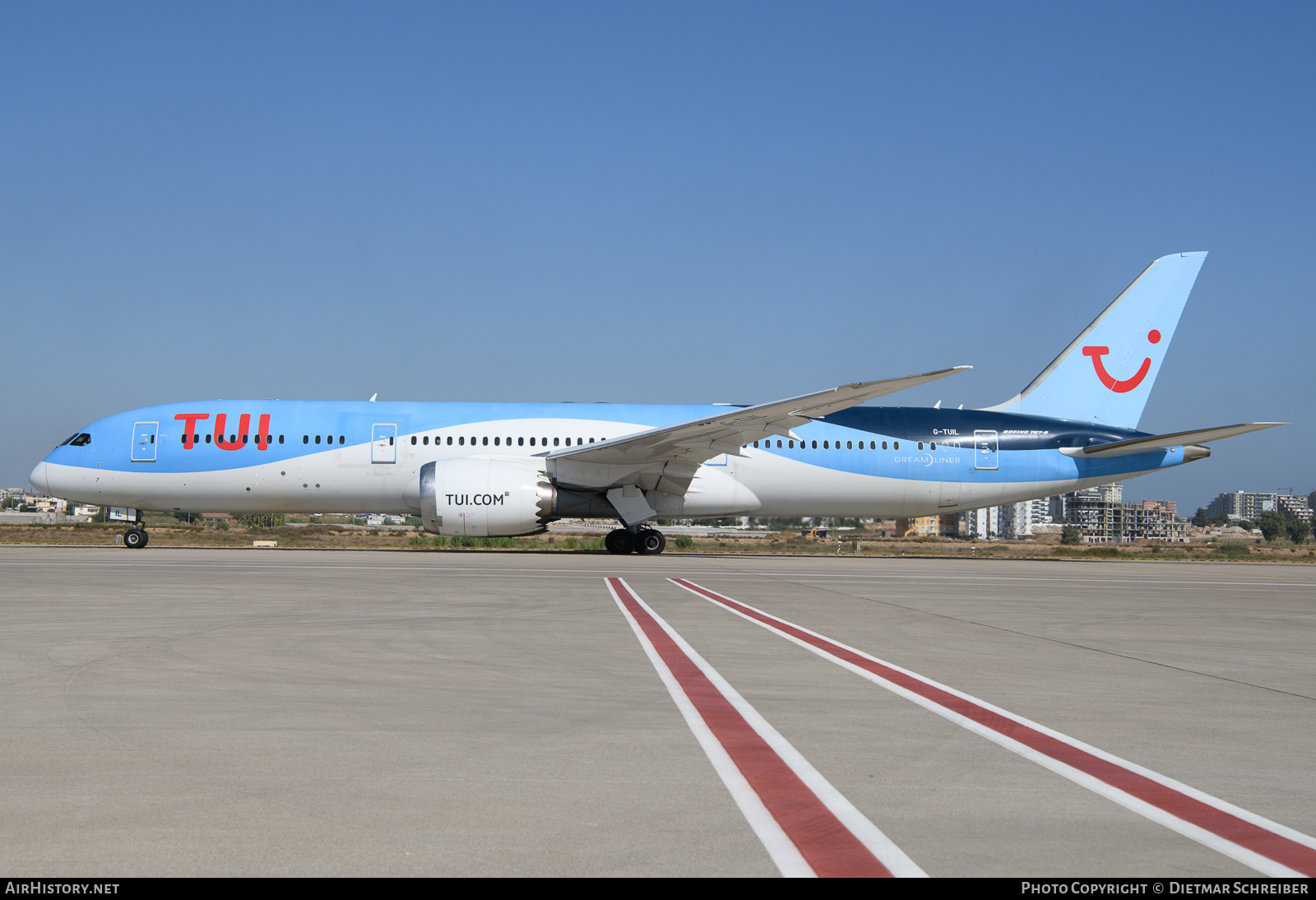 Aircraft Photo of G-TUIL | Boeing 787-9 Dreamliner | TUI | AirHistory.net #624787