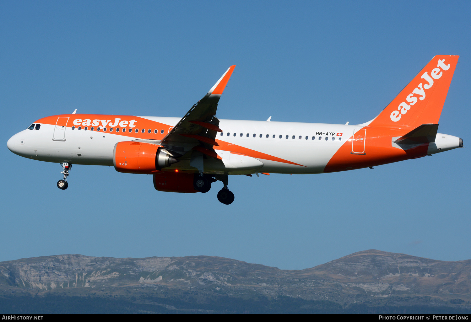 Aircraft Photo of HB-AYP | Airbus A320-251N | EasyJet | AirHistory.net #624799
