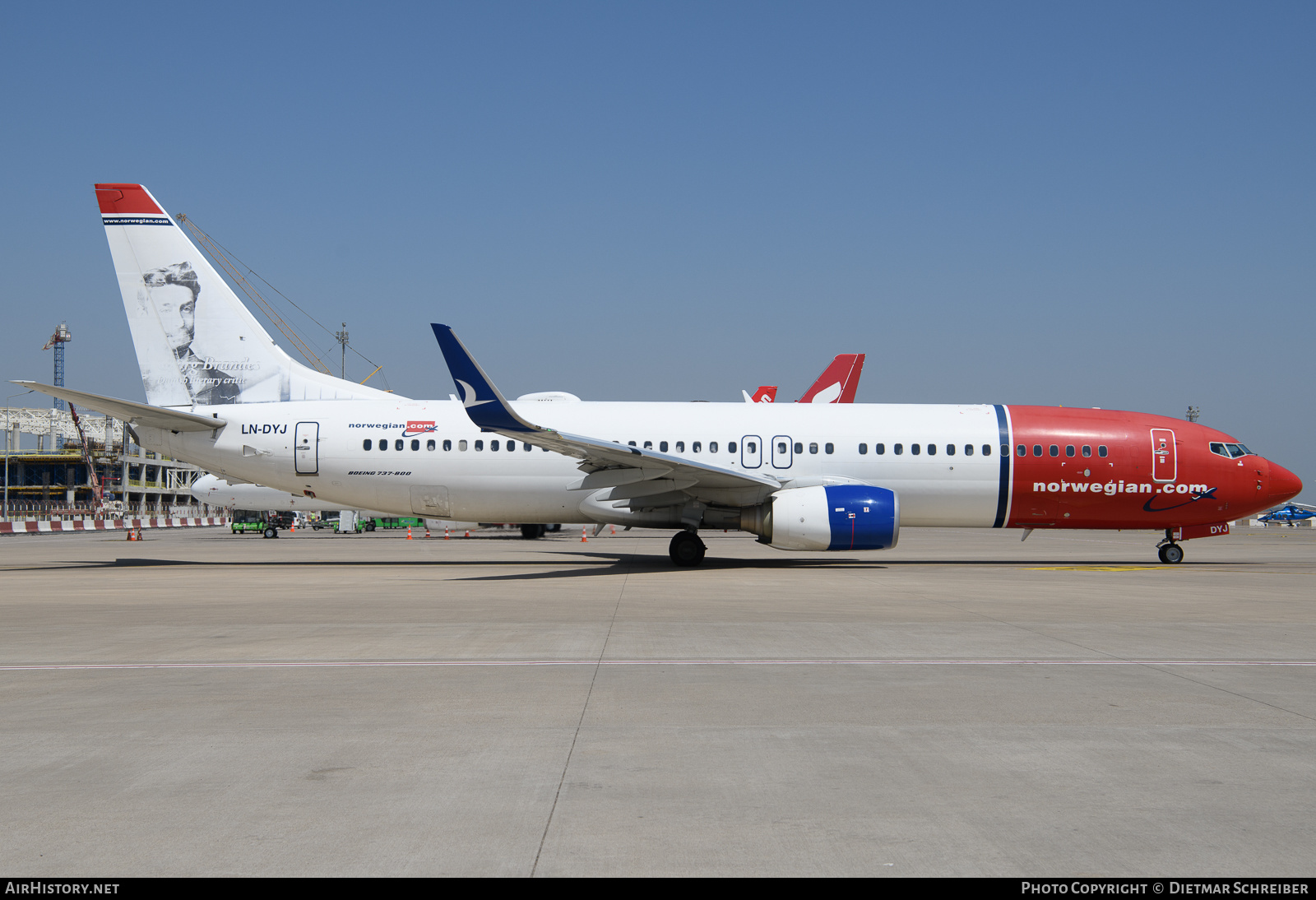 Aircraft Photo of LN-DYJ | Boeing 737-8JP | Norwegian | AirHistory.net #624805