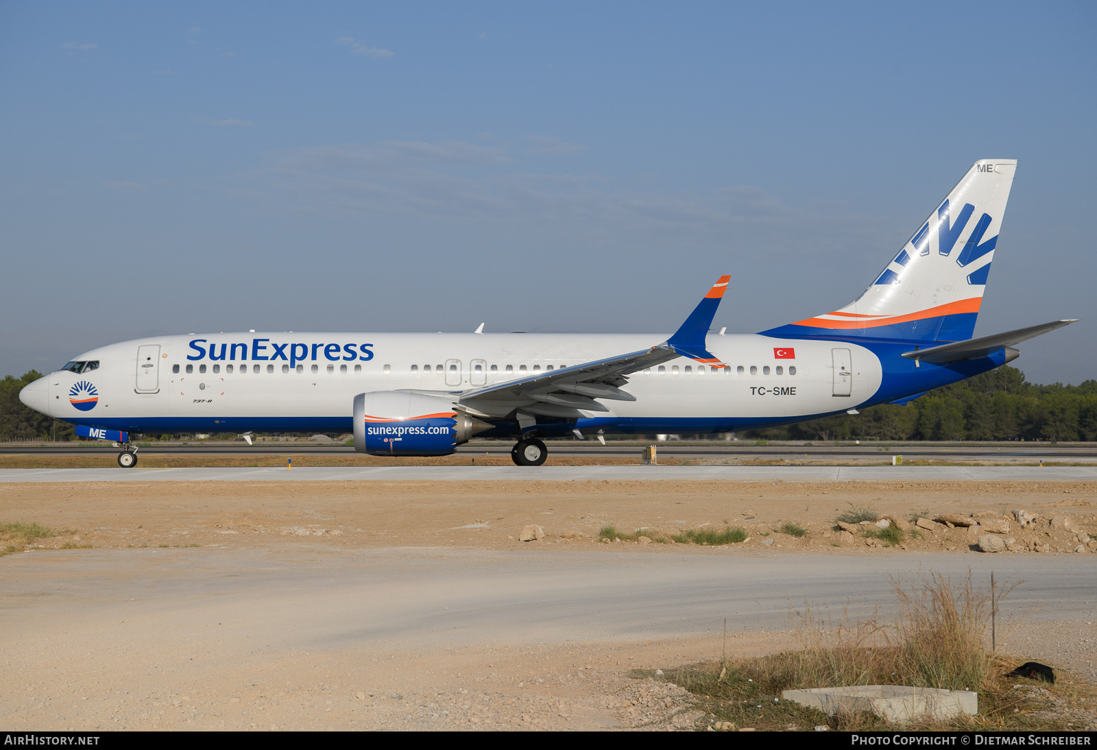Aircraft Photo of TC-SME | Boeing 737-8 Max 8 | SunExpress | AirHistory.net #624840
