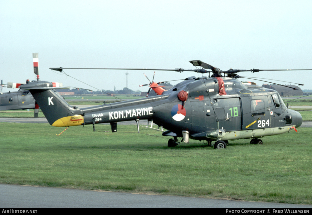 Aircraft Photo of 264 | Westland UH-14A Lynx Mk25 (WG-13) | Netherlands - Navy | AirHistory.net #624845