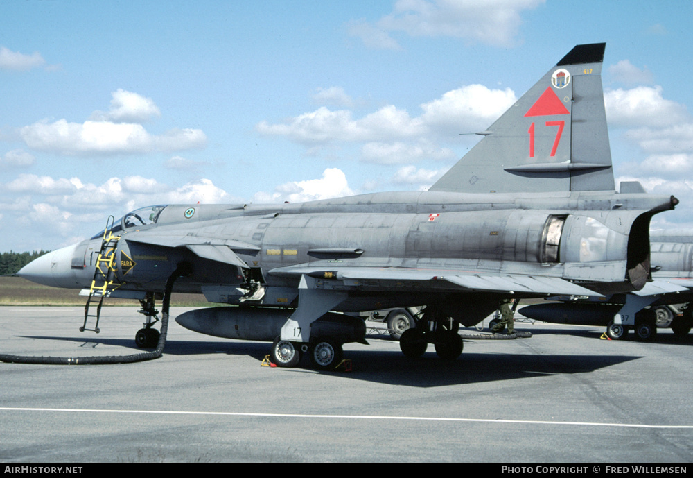 Aircraft Photo of 37417 | Saab JA37 Viggen | Sweden - Air Force | AirHistory.net #624863