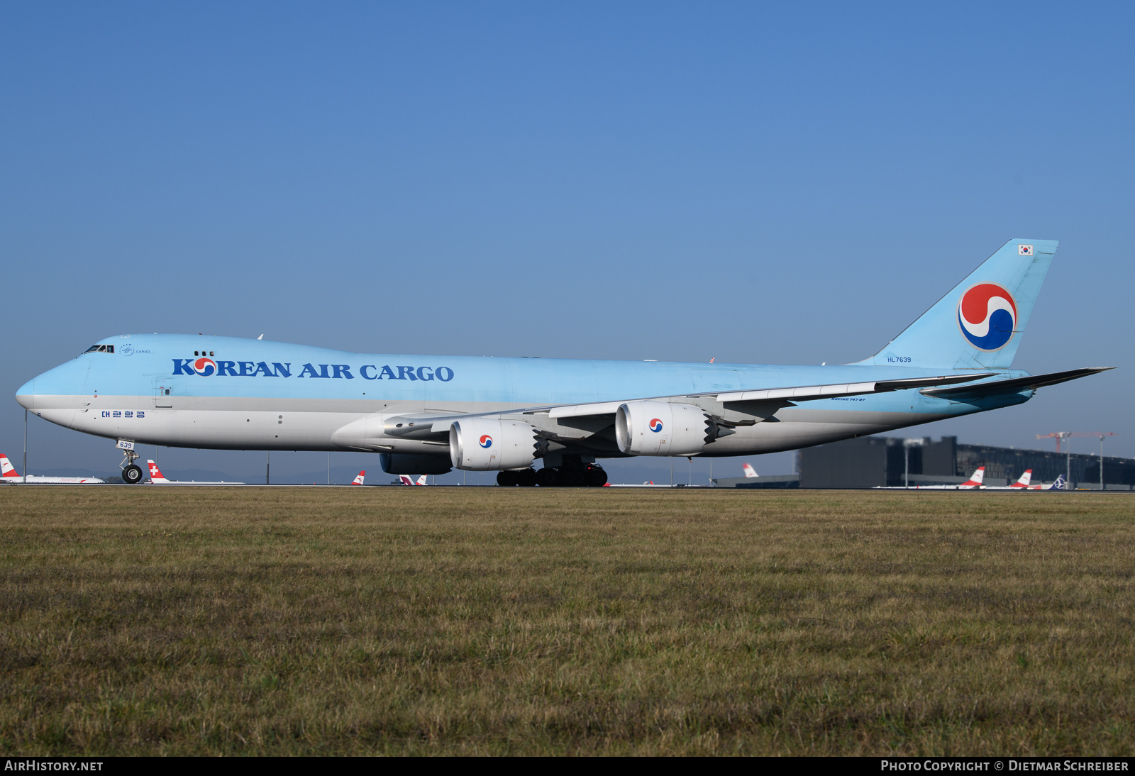 Aircraft Photo of HL7639 | Boeing 747-8B5F/SCD | Korean Air Cargo | AirHistory.net #624869