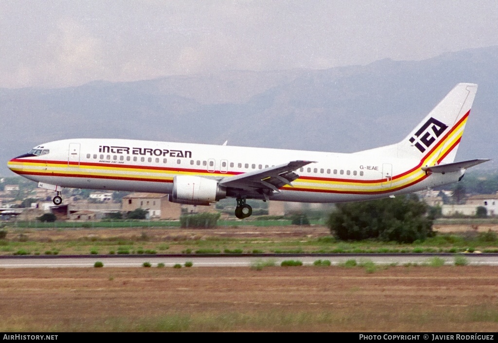 Aircraft Photo of G-IEAE | Boeing 737-4S3 | Inter European Airways - IEA | AirHistory.net #624883