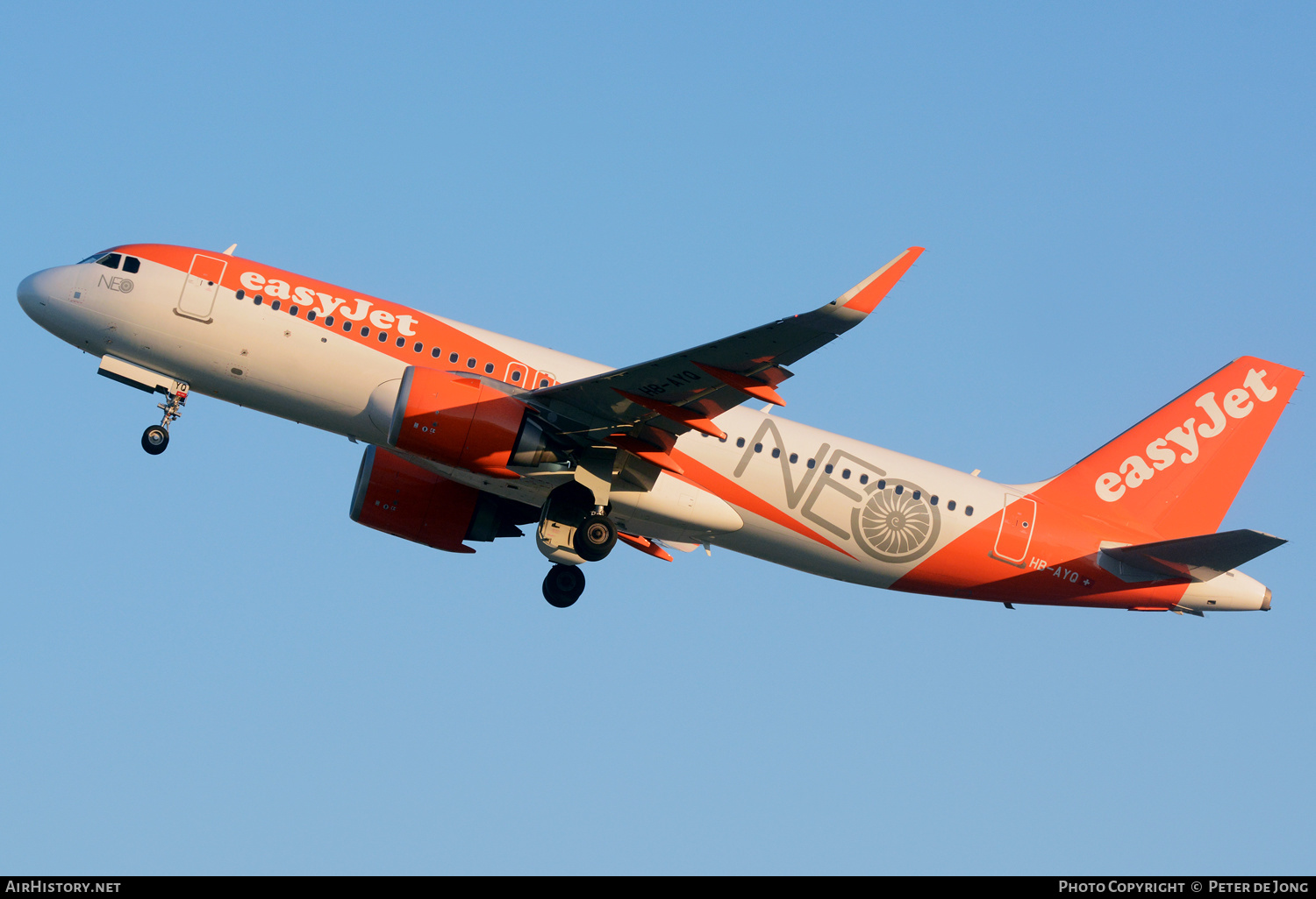 Aircraft Photo of HB-AYQ | Airbus A320-251N | EasyJet | AirHistory.net #624897