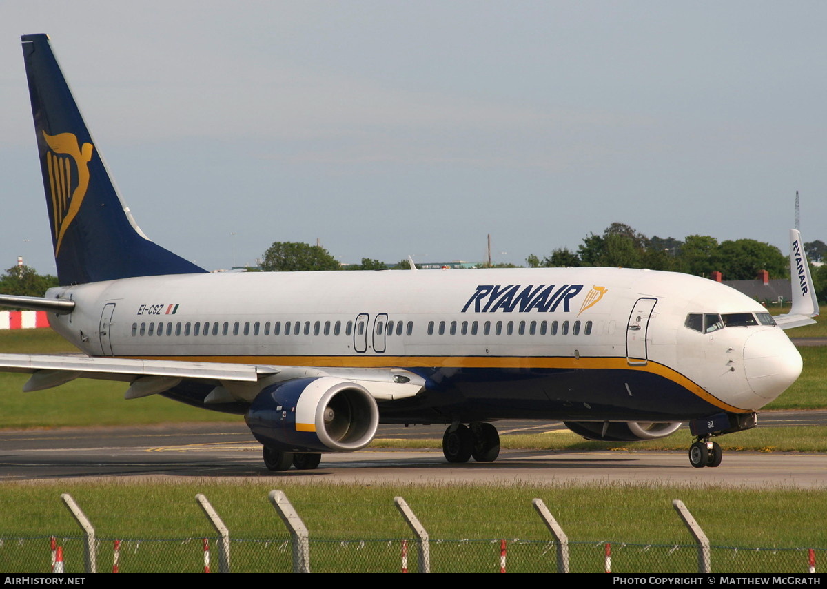 Aircraft Photo of EI-CSZ | Boeing 737-8AS | Ryanair | AirHistory.net #624914