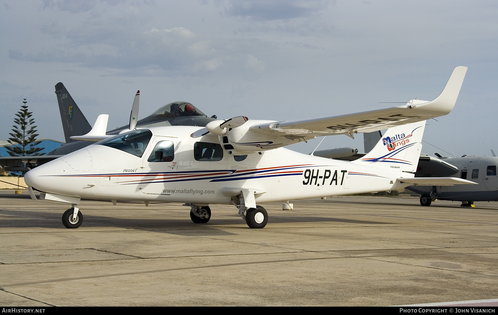 Aircraft Photo of 9H-PAT | Tecnam P-2006T | Malta Wings | AirHistory.net #624925