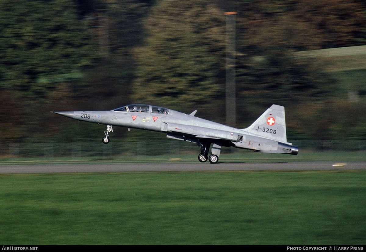 Aircraft Photo of J-3208 | Northrop F-5F Tiger II | Switzerland - Air Force | AirHistory.net #624933