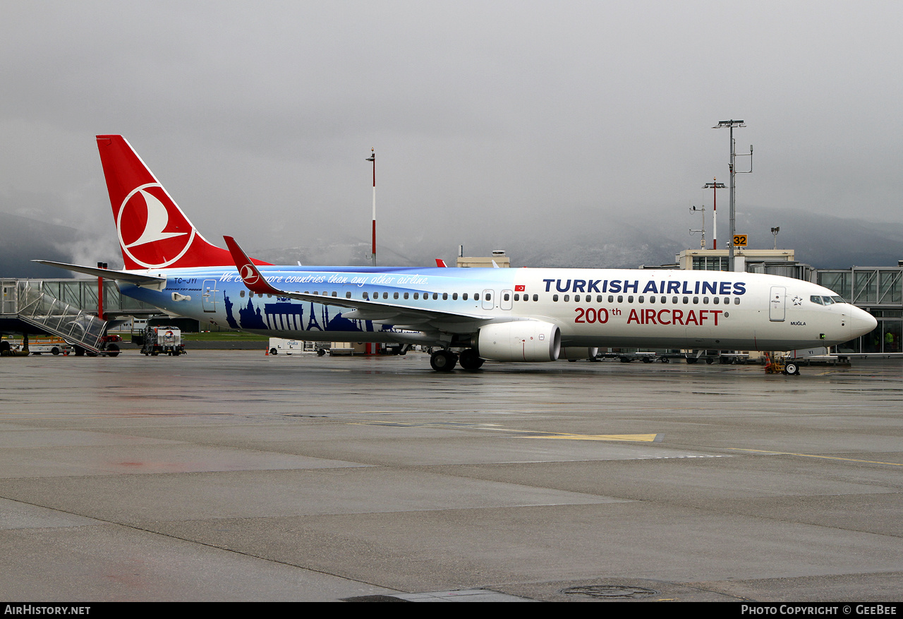 Aircraft Photo of TC-JYI | Boeing 737-9F2/ER | Turkish Airlines | AirHistory.net #624949