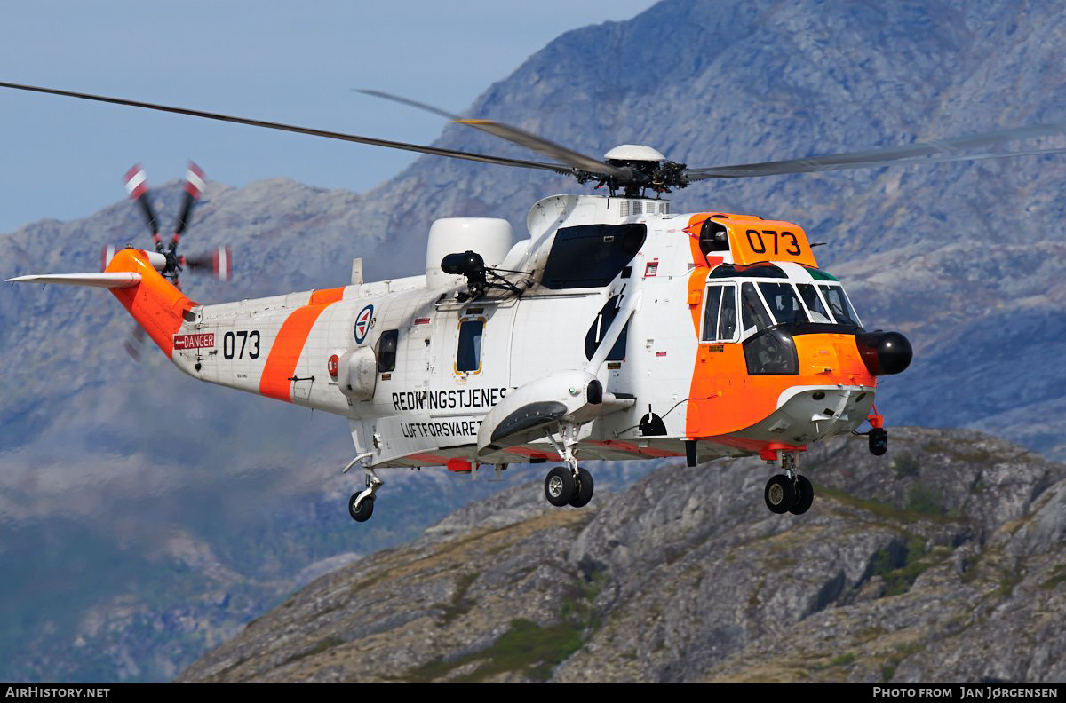 Aircraft Photo of 073 | Westland WS-61 Sea King Mk43 | Norway - Air Force | AirHistory.net #624986