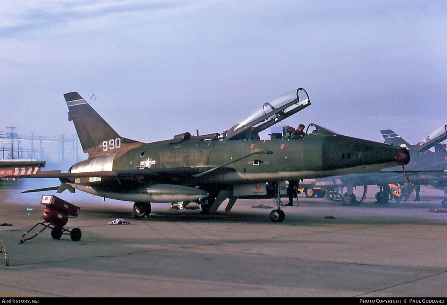 Aircraft Photo of 56-3990 / AF56-990 | North American F-100F Super Sabre | USA - Air Force | AirHistory.net #624987