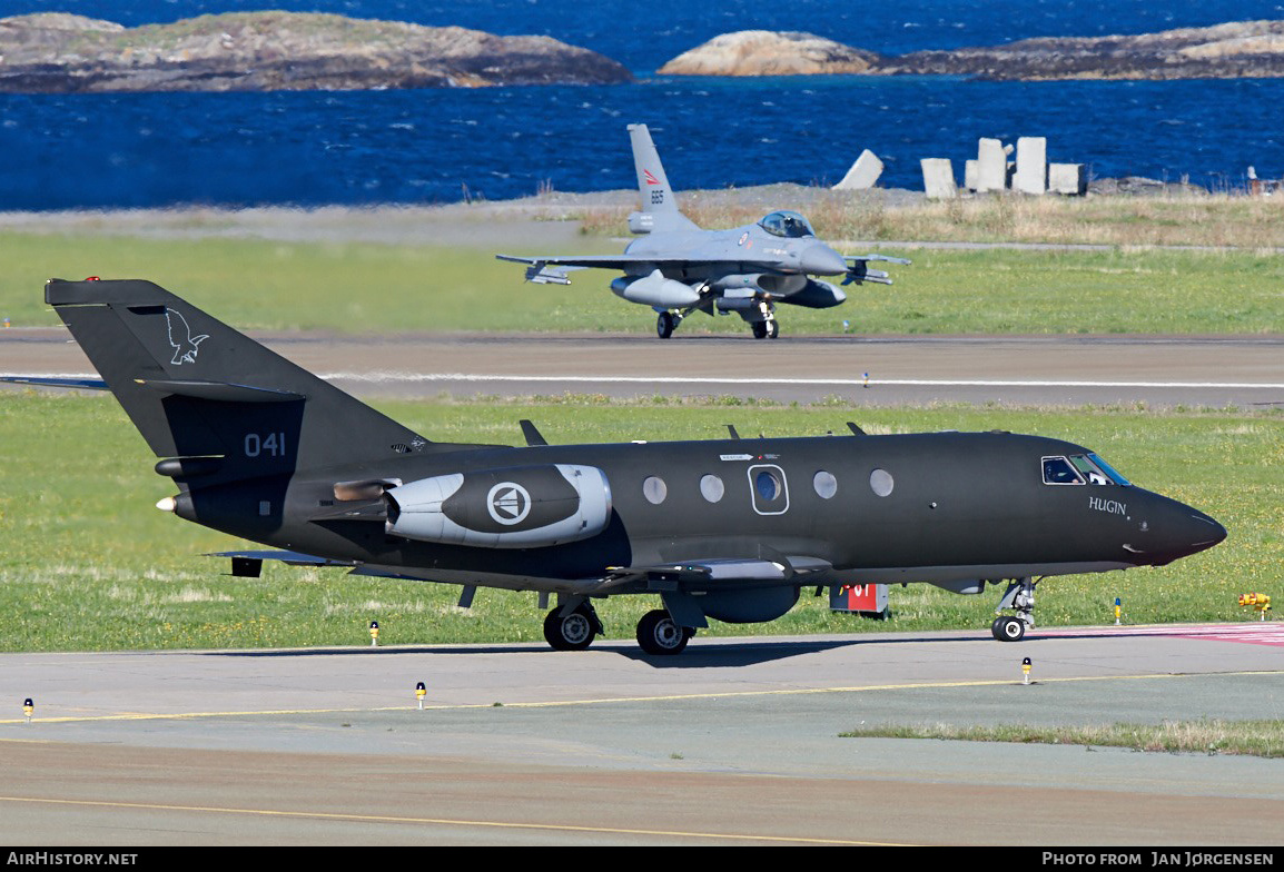 Aircraft Photo of 041 | Dassault Falcon 20ECM | Norway - Air Force | AirHistory.net #624988