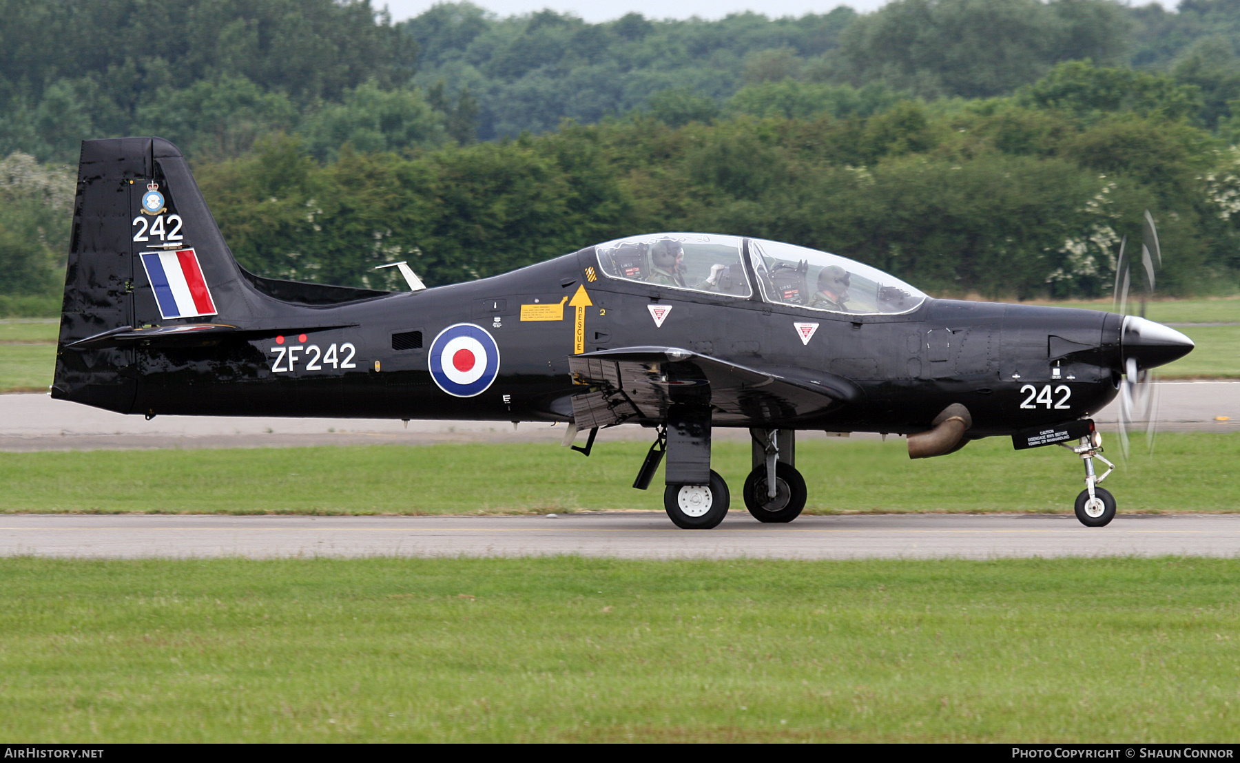 Aircraft Photo of ZF242 | Short S-312 Tucano T1 | UK - Air Force | AirHistory.net #625014