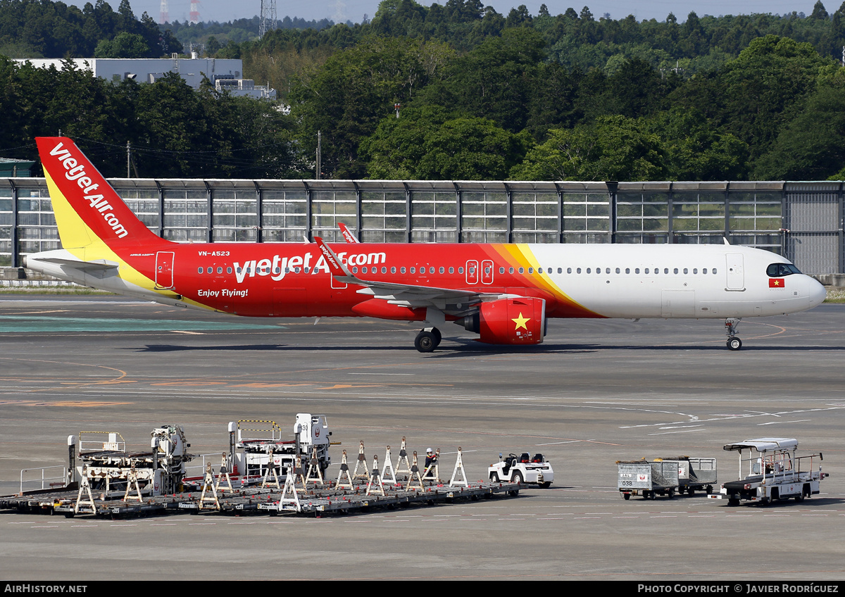 Aircraft Photo of VN-A523 | Airbus A321-271NX | VietJet Air | AirHistory.net #625018