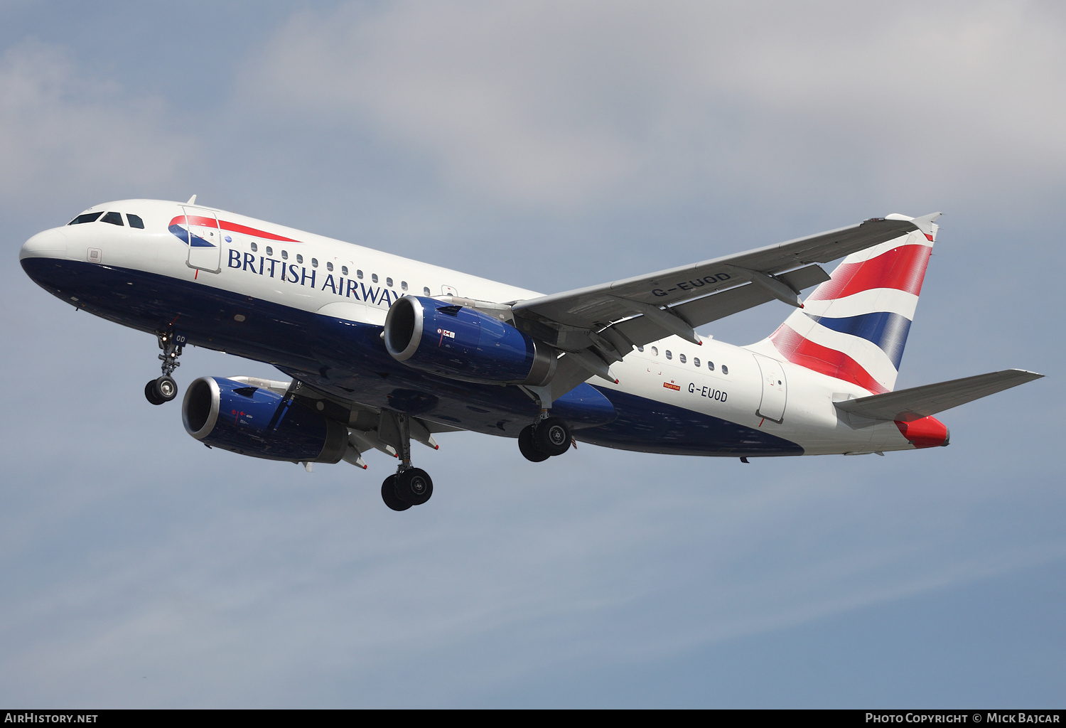 Aircraft Photo of G-EUOD | Airbus A319-131 | British Airways | AirHistory.net #625025