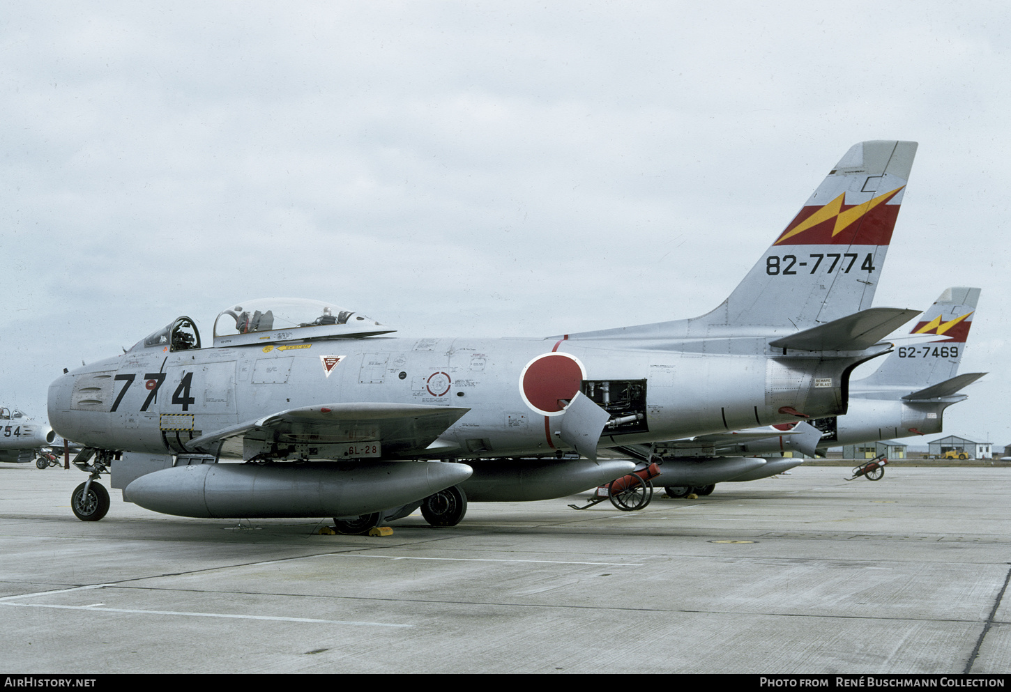 Aircraft Photo of 82-7774 | North American F-86F Sabre | Japan - Air Force | AirHistory.net #625122