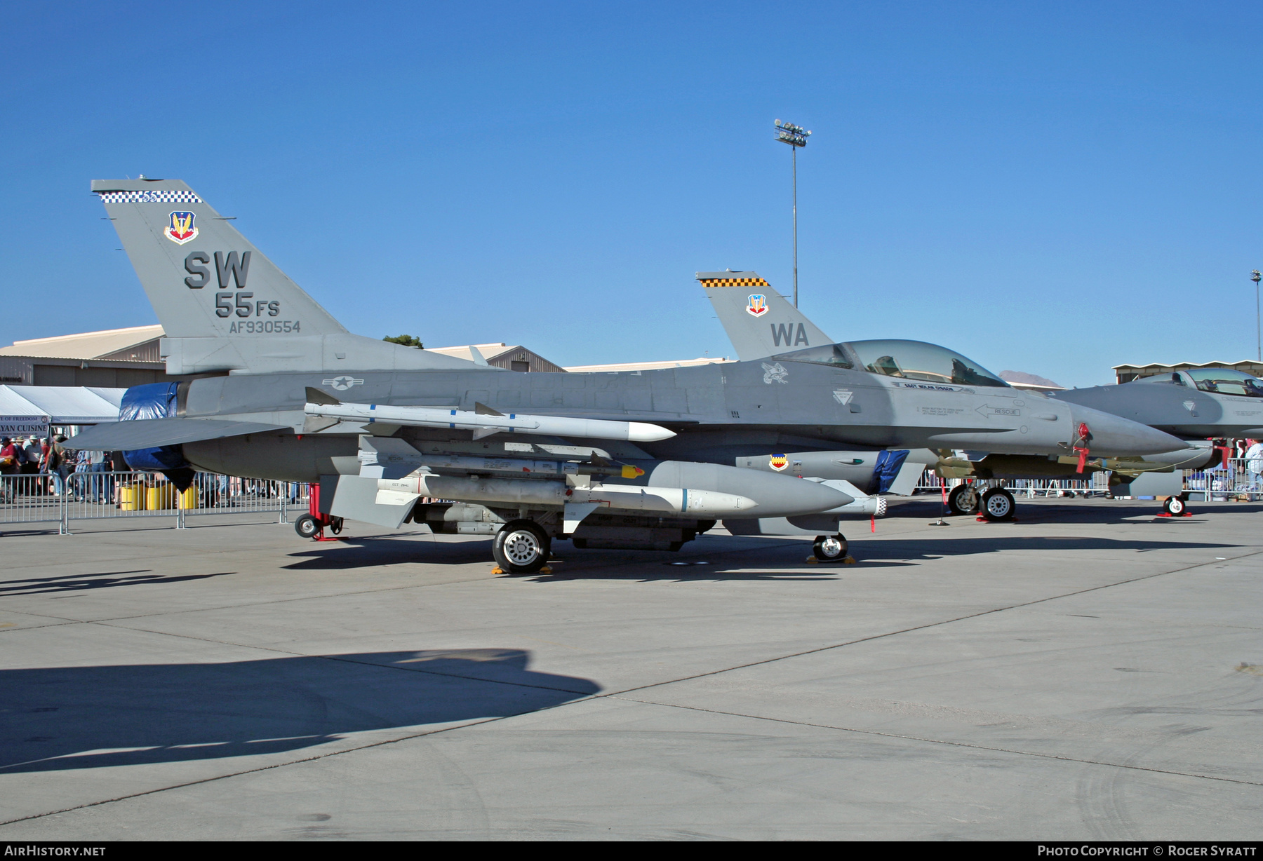 Aircraft Photo of 93-0554 | General Dynamics F-16C Fighting Falcon | USA - Air Force | AirHistory.net #625123