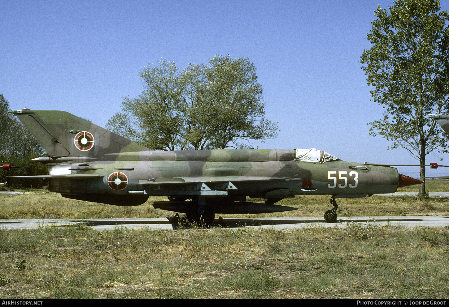 Aircraft Photo of 553 | Mikoyan-Gurevich MiG-21bis | Bulgaria - Air Force | AirHistory.net #625127