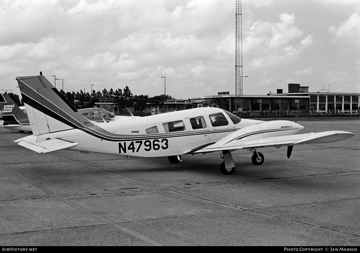 Aircraft Photo of N47963 | Piper PA-34-200T Seneca II | AirHistory.net #625144