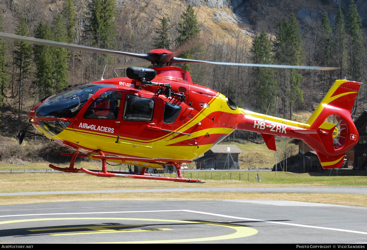 Aircraft Photo of HB-ZRK | Eurocopter EC-135T-1 | Air Glaciers | AirHistory.net #625151
