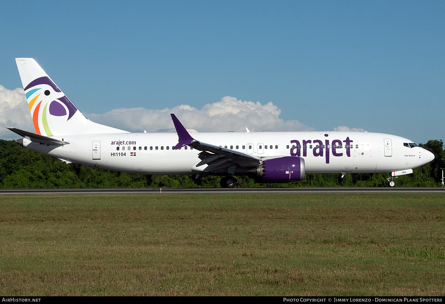 Aircraft Photo of HI1104 | Boeing 737-8 Max 8 | Arajet | AirHistory.net #625160