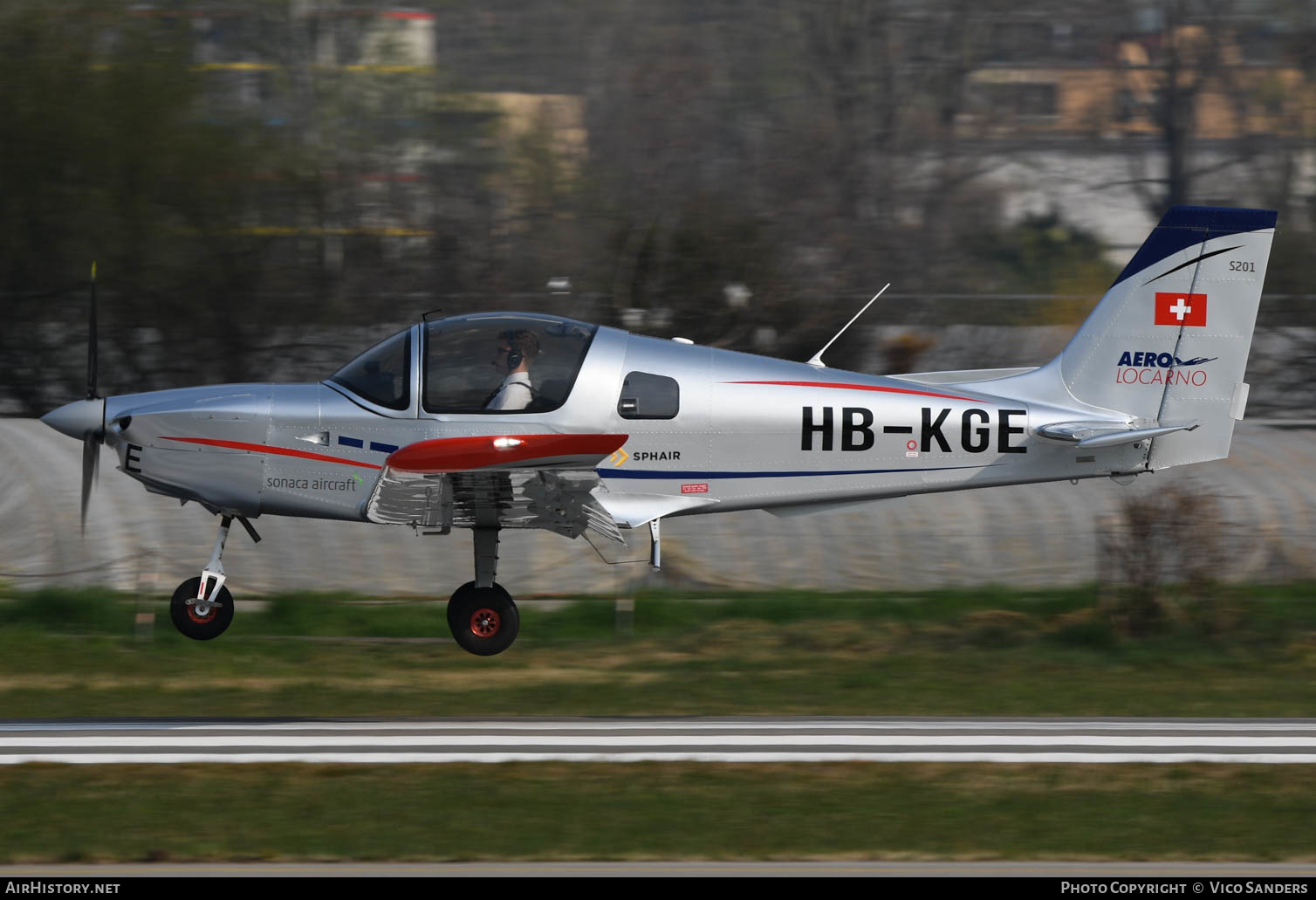 Aircraft Photo of HB-KGE | Sonaca S201 | Aero Locarno | AirHistory.net #625166