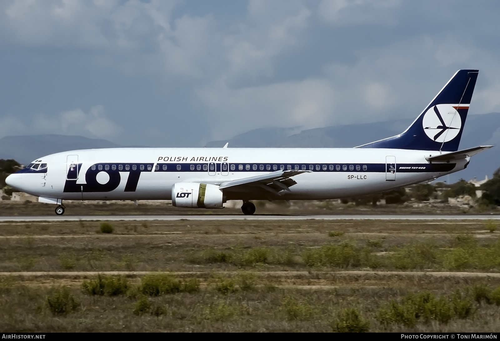 Aircraft Photo of SP-LLC | Boeing 737-45D | LOT Polish Airlines - Polskie Linie Lotnicze | AirHistory.net #625198