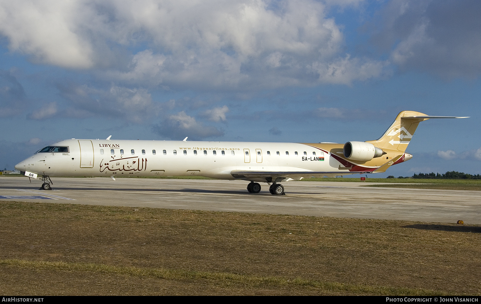 Aircraft Photo of 5A-LAN | Bombardier CRJ-900 (CL-600-2D24) | Libyan Airlines | AirHistory.net #625210