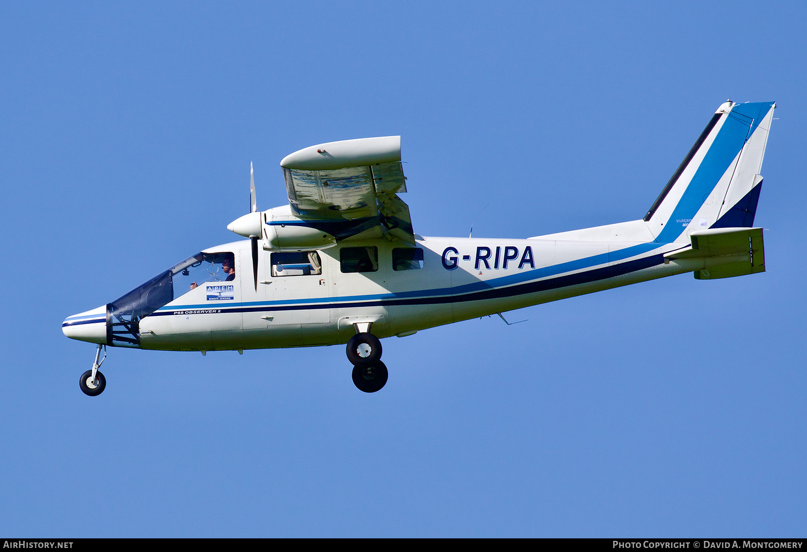 Aircraft Photo of G-RIPA | Vulcanair P-68 Observer 2 | Vulcanair | AirHistory.net #625224