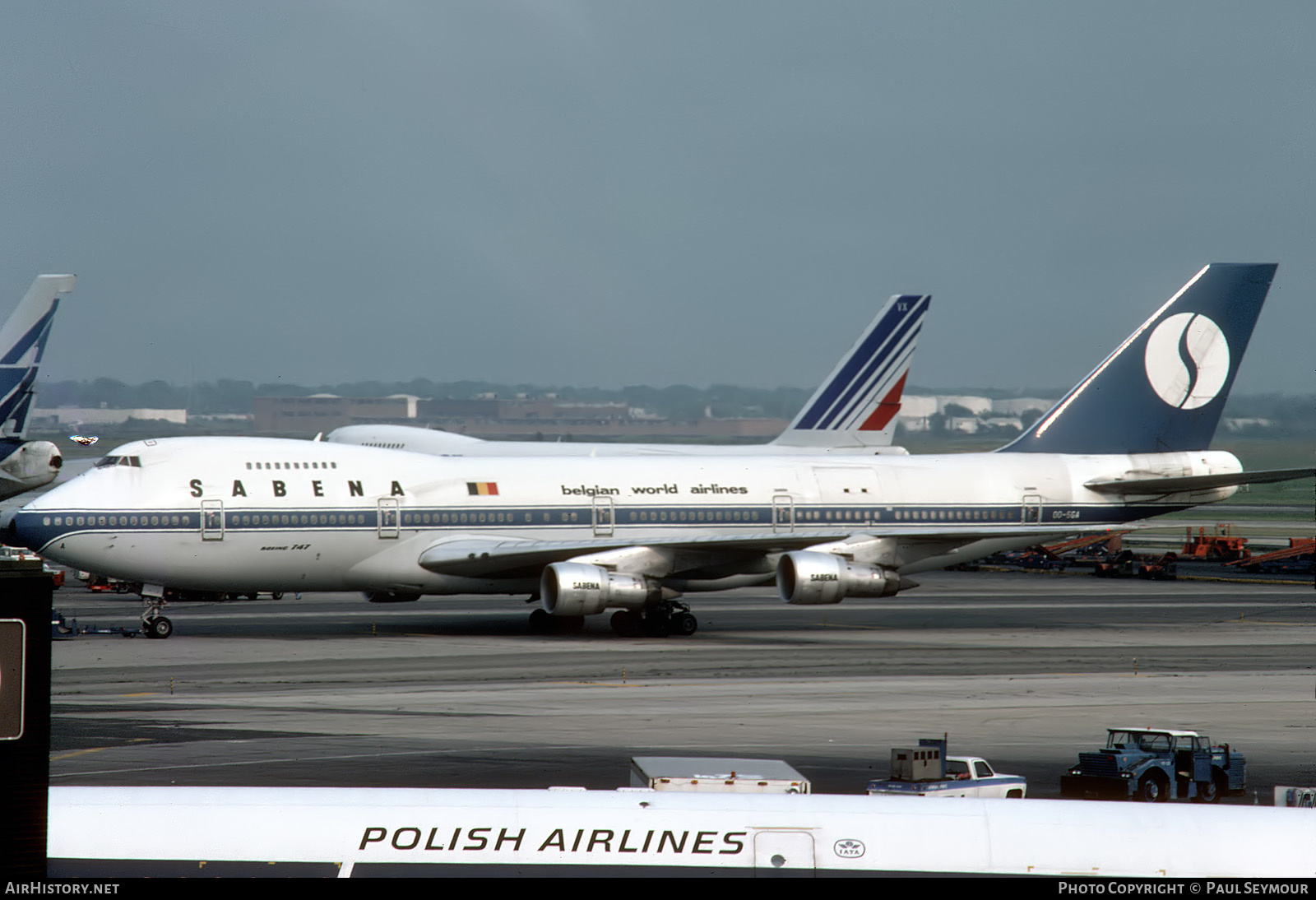 Aircraft Photo of OO-SGA | Boeing 747-129(M) | Sabena | AirHistory.net #625263