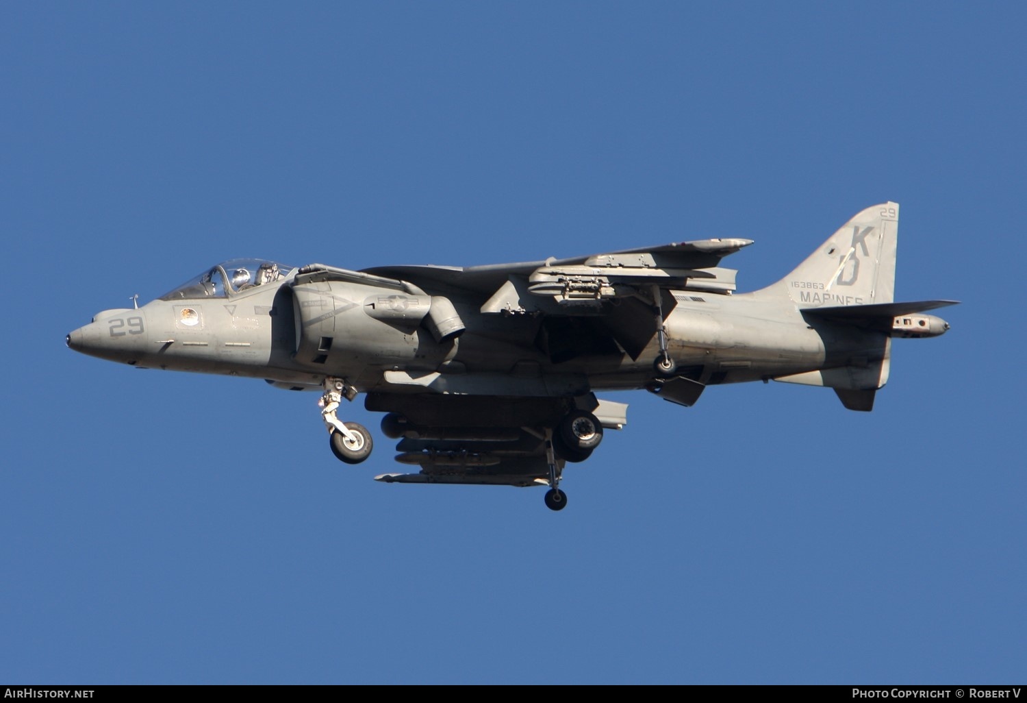 Aircraft Photo of 163863 | Boeing AV-8B Harrier II+ | USA - Marines | AirHistory.net #625268