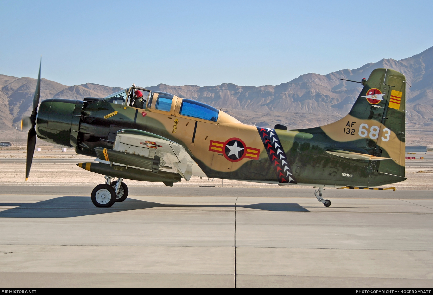 Aircraft Photo of N39147 / 132683 | Douglas A-1E Skyraider | South Vietnam - Air Force | AirHistory.net #625272