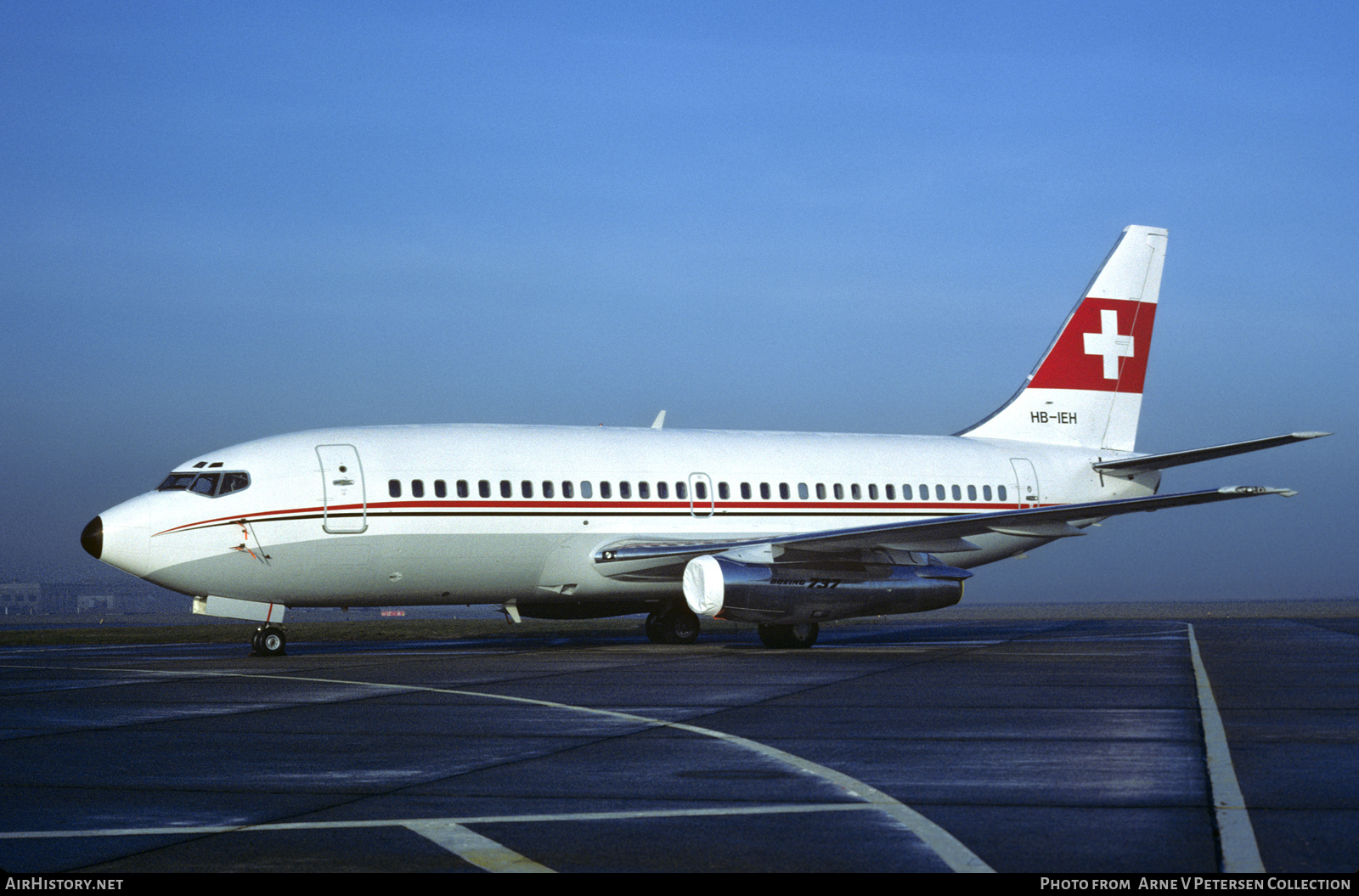 Aircraft Photo of HB-IEH | Boeing 737-2V6/Adv | Petrolair | AirHistory.net #625274