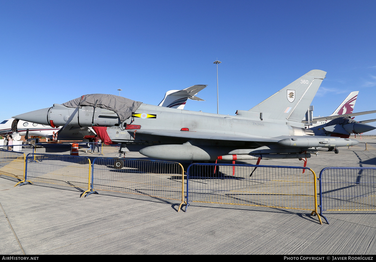 Aircraft Photo of ZK360 | Eurofighter EF-2000 Typhoon FGR4 | UK - Air Force | AirHistory.net #625299