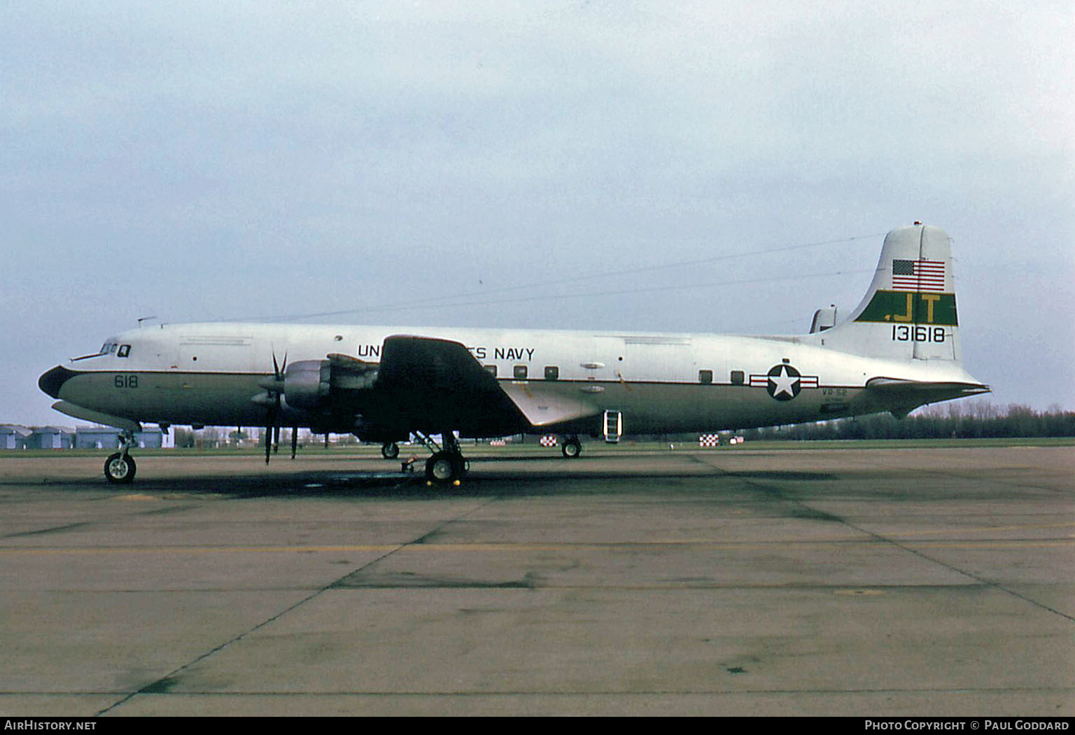 Aircraft Photo of 131618 | Douglas C-118B Liftmaster (DC-6A) | USA - Navy | AirHistory.net #625304