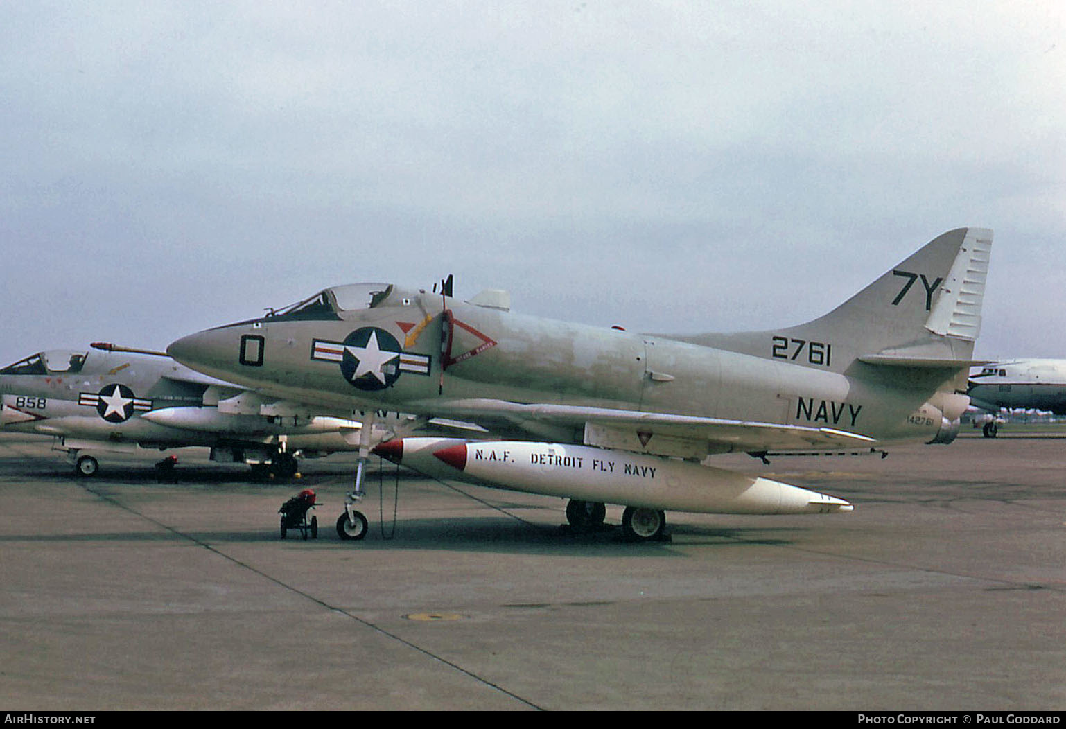 Aircraft Photo of 142761 / 2761 | Douglas A-4B Skyhawk (A4D-2) | USA - Navy | AirHistory.net #625305