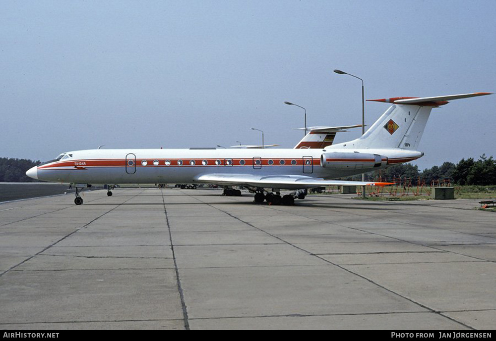 Aircraft Photo of 184 | Tupolev Tu-134AK | East Germany - Air Force | AirHistory.net #625308