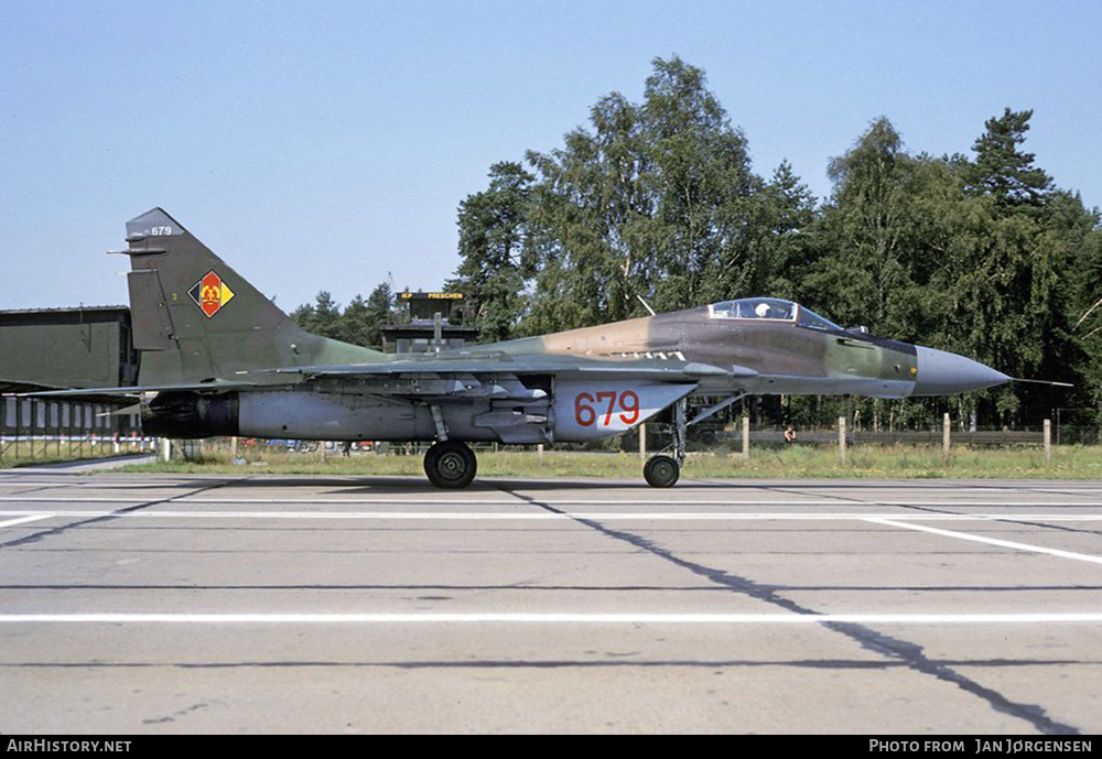 Aircraft Photo of 679 | Mikoyan-Gurevich MiG-29 | East Germany - Air Force | AirHistory.net #625316