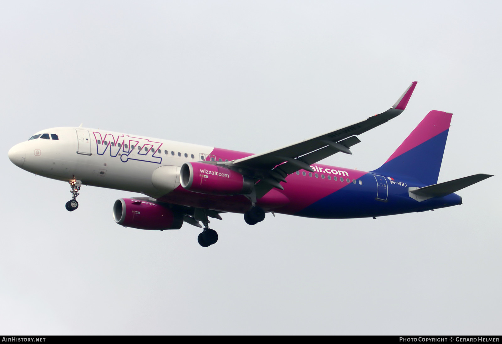 Aircraft Photo of 9H-WBJ | Airbus A320-232 | Wizz Air | AirHistory.net #625318