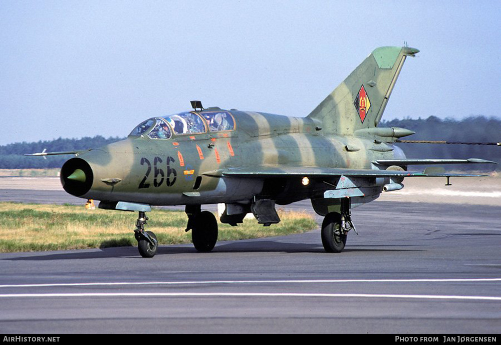 Aircraft Photo of 266 | Mikoyan-Gurevich MiG-21UM | East Germany - Air Force | AirHistory.net #625322