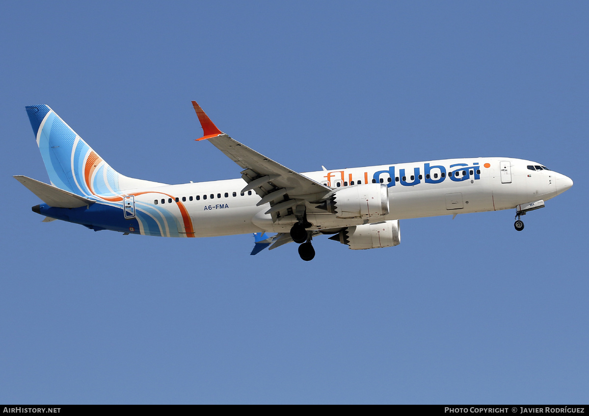 Aircraft Photo of A6-FMA | Boeing 737-8 Max 8 | Flydubai | AirHistory.net #625324