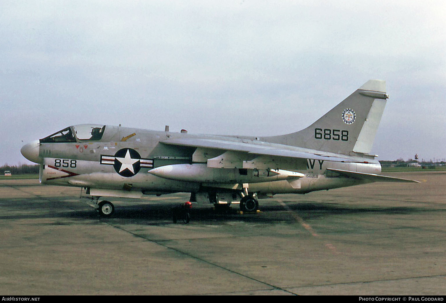 Aircraft Photo of 156858 / 6858 | LTV A-7E Corsair II | USA - Navy | AirHistory.net #625356