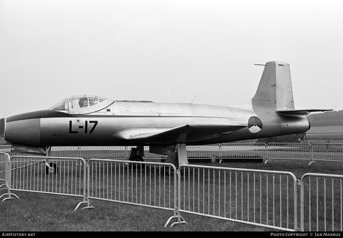 Aircraft Photo of L-17 | Fokker S-14 Machtrainer | Netherlands - Air Force | AirHistory.net #625360