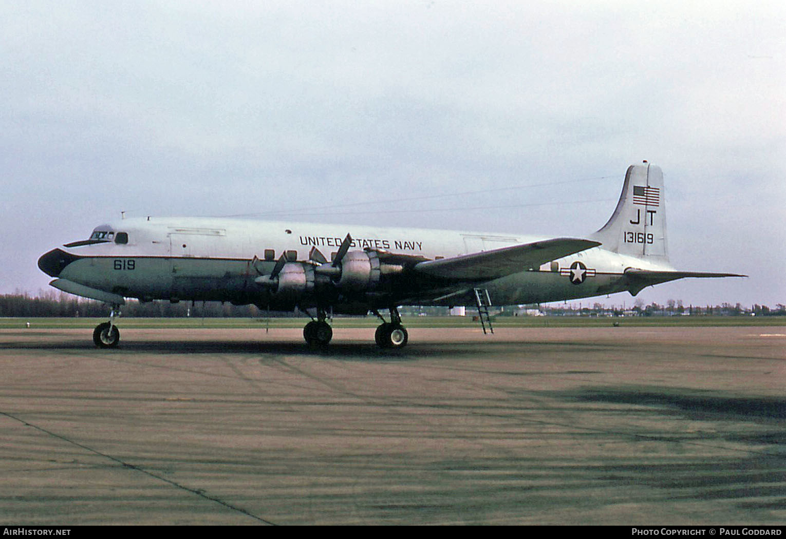 Aircraft Photo of 131619 | Douglas C-118B Liftmaster (DC-6A) | USA - Navy | AirHistory.net #625376
