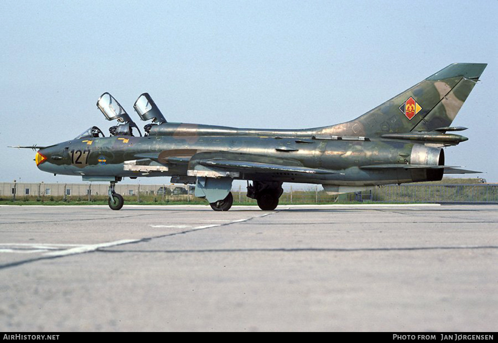 Aircraft Photo of 127 | Sukhoi Su-22UM3K | East Germany - Air Force | AirHistory.net #625412