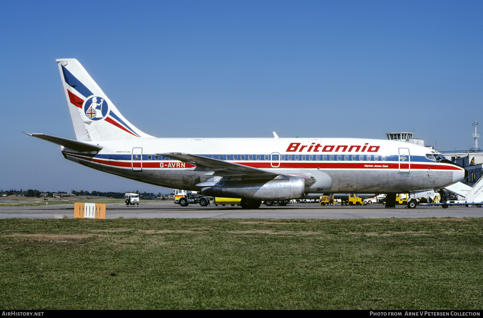 Aircraft Photo of G-AVRN | Boeing 737-204 | Britannia Airways | AirHistory.net #625413