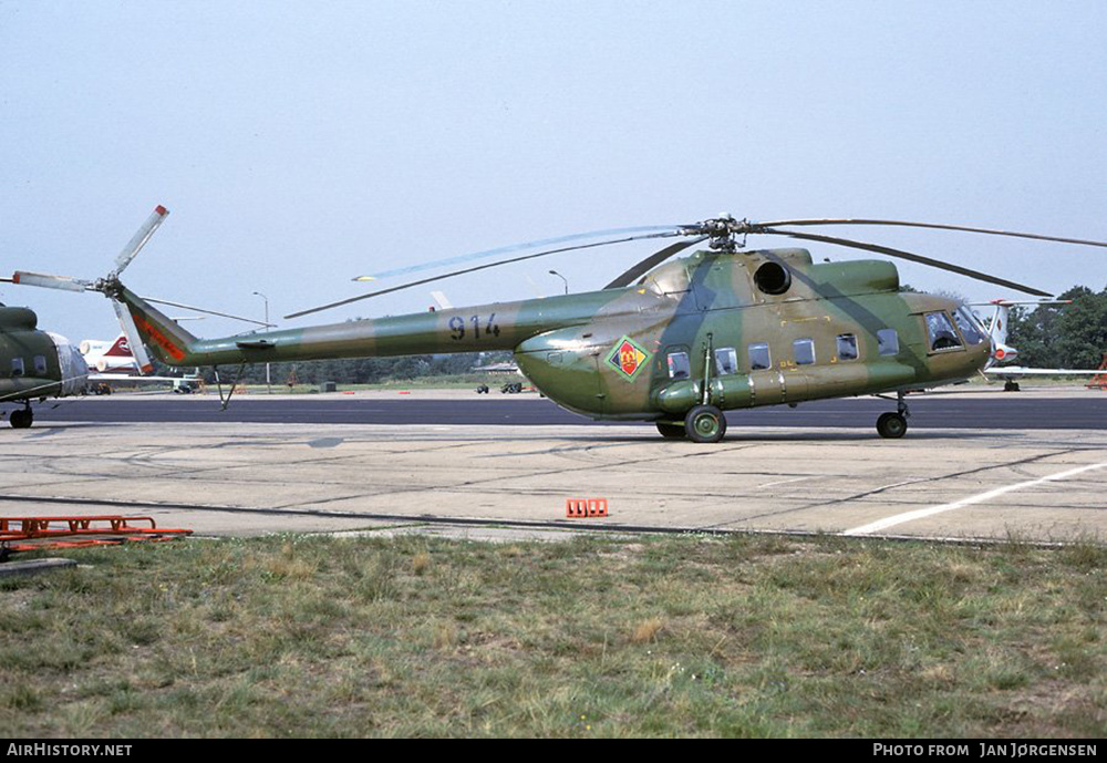 Aircraft Photo of 914 | Mil Mi-8S | East Germany - Air Force | AirHistory.net #625415